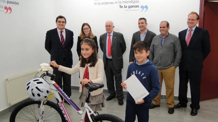 Alumnos premiados en el concurso celebrado en Extremadura.