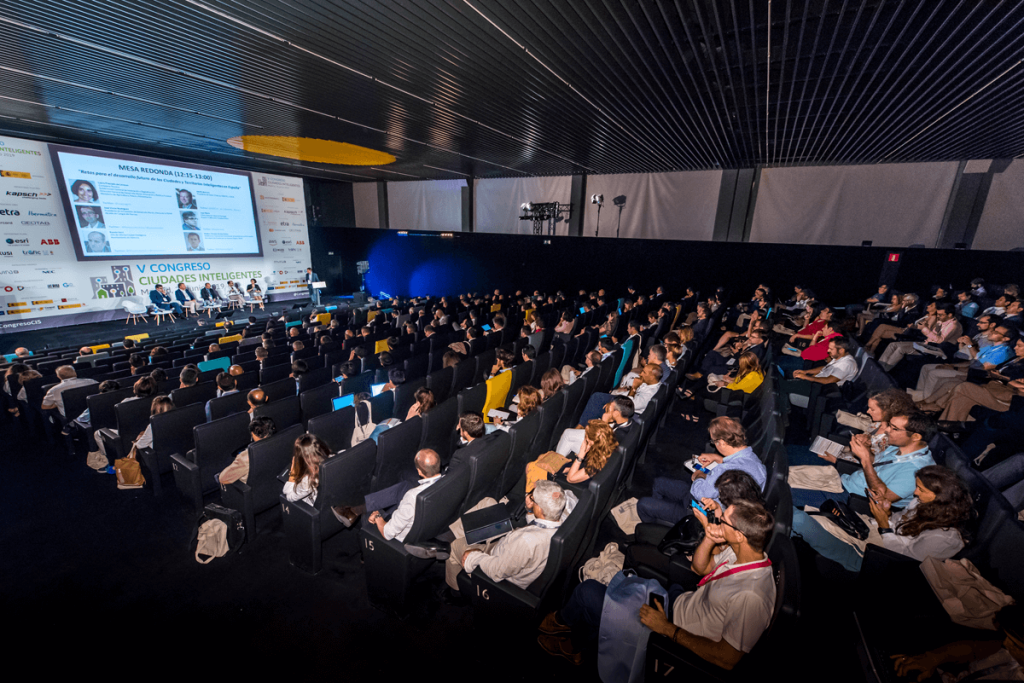Auditorio. Cerca de 500 congresistas asistieron a esta última edición del Congreso de Ciudades Inteligentes, en Madrid