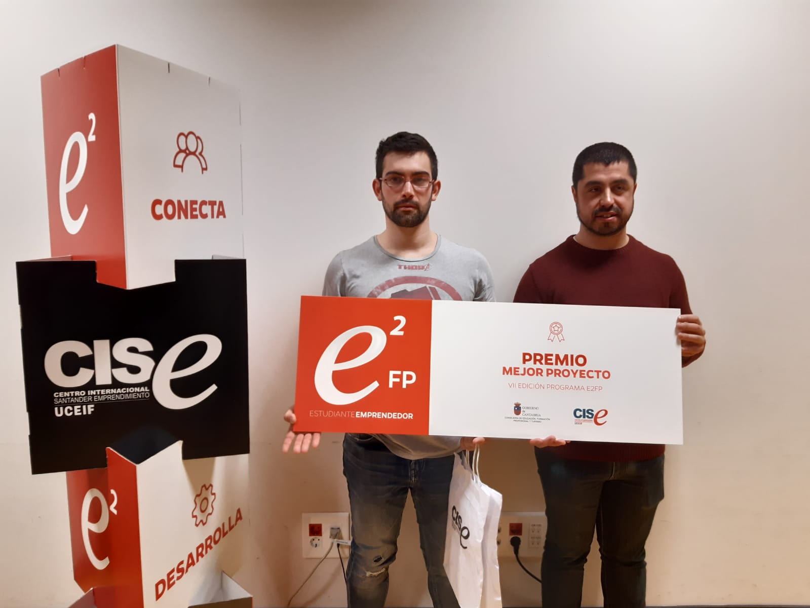 Francisco Martínez y David Pla han formado parte de Ecolabaru, el proyecto ganador del certamen.