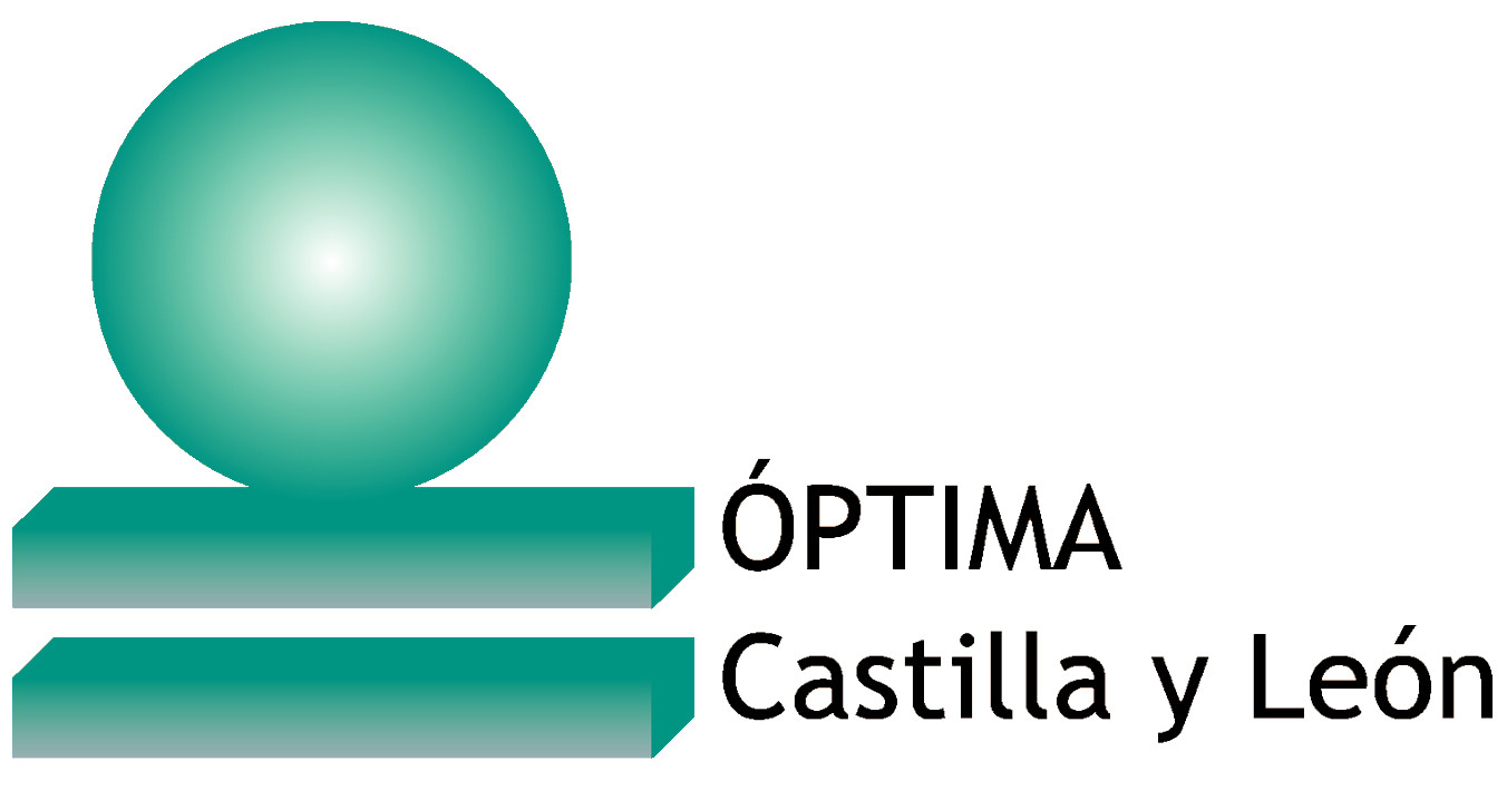 Logo Óptima del sello de Castilla y León.
